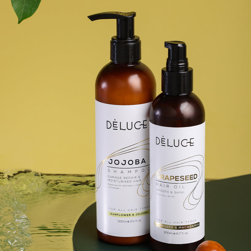 JOJOBA SHAMPOO & GRAPESEED HAIR OIL